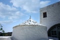 Dome of the cave of revelation in patmos island Greece Royalty Free Stock Photo