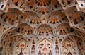 Dome ceiling at Palace in Isfahan, Iran