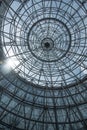 Dome ceiling of Wheelock Place at Orchard road shopping area in Singapore