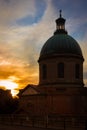 Dome. Chapel of Hospital de La Grave. Toulouse. France Royalty Free Stock Photo