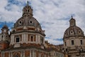 Dome of the Chiesa Santa Maria di Loreto against a blue sky