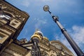 Dome of the church against the blue sky Royalty Free Stock Photo