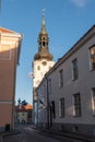 Dome Church, Cathedral of Saint Mary the Virgin on the Toompea Hill in Tallinn, Estonia. Royalty Free Stock Photo