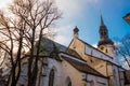 Dome Church, Cathedral of Saint Mary the Virgin on the Toompea Hill in Tallinn, Estonia Royalty Free Stock Photo