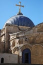 Dome on the Church of the Holy Sepulchre Royalty Free Stock Photo