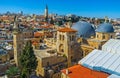 The dome of the Church of the Holy Sepulchre Royalty Free Stock Photo