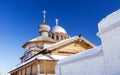 The dome of the Church of the Holy Trinity in Sviyazhsk Royalty Free Stock Photo