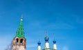 The dome of the Church of the Nativity of the virgin. Royalty Free Stock Photo