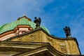 Dome of Church of St Francis Seraph Royalty Free Stock Photo