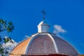 Dome Cross Temple Convent Carmen Alto Church Oaxaca Mexico