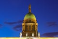Dome. Customs house at night. Dublin. Ireland Royalty Free Stock Photo