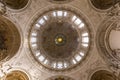 Dome at the Berliner Dom viewed from below