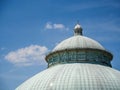 Dome of Enid Haupt Conservatory in New York Botanical Gardenin Royalty Free Stock Photo