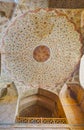 The dome of entrance hall of Ali Qapu Palace, Isfahan, Iran
