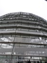 Dome on german parliament. Berlin, Germany. Royalty Free Stock Photo