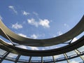 The dome of the German Reichstag Royalty Free Stock Photo