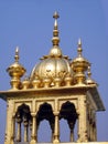 Dome of Golden Temple in India