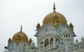 Dome of Gurdwara Dukh Nivaran Sahib at Patiala city. Punjab India