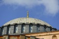 Dome of the Hagia Sophia in Istanbul close up