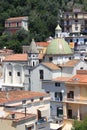 Dome of Holy Peter church in Cetara