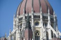 Dome of Hungarian Parlament, Budapest Royalty Free Stock Photo