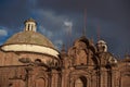 Dome of the Iglesia de la Compania in Cusco Royalty Free Stock Photo