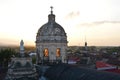 Dome of the Iglesia de la Merced church in Granada, Nicaragua Royalty Free Stock Photo