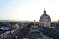 Dome of the Iglesia de la Merced church in Granada, Nicaragua Royalty Free Stock Photo