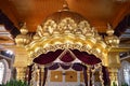 DOME INSIDE GURDWARA FOR SIKH RELIGION Royalty Free Stock Photo