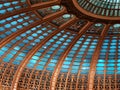 Dome inside section lighted - modern architecture Royalty Free Stock Photo