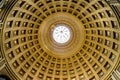 Dome inside the vatican museums,Rome, Italy. Royalty Free Stock Photo