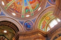 The Dome interior of the Stella Maris Monastery or the Monastery of Our Lady of Mount Caramel in Haifa, Israel Royalty Free Stock Photo