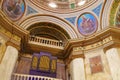 The Dome interior of the Stella Maris Monastery or the Monastery of Our Lady of Mount Caramel in Haifa, Israel Royalty Free Stock Photo