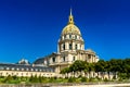 Dome of the Invalides in Paris, France Royalty Free Stock Photo