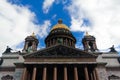 Dome of the Isakievsky cathedral Royalty Free Stock Photo