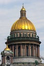 Dome of the Isakievsky cathedral Royalty Free Stock Photo