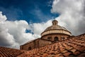 The dome of the La Compania Church, Cusco, Peru Royalty Free Stock Photo