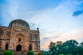 Dome at lodhi gardens during a monsoon sunset evening