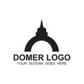 Dome logo icon design vector template