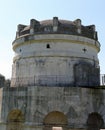 dome of Mausoleum of Theodoric in the city of Ravenna in Italy Royalty Free Stock Photo