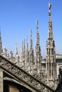 The dome of Milan In Italy Royalty Free Stock Photo