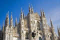 The dome of Milan In Italy Royalty Free Stock Photo