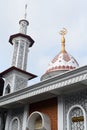 The dome and the minaret of Ar Risalah Musala (Boyolali, Indonesia-20 Nov 2022)