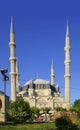 Dome and minarets of Sinan's Selimiye Mosque Royalty Free Stock Photo