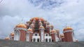 the 99 dome mosque or the Asamul Husna Mosque is a mosque with a unique architecture in the city of Makassar