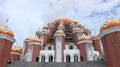 the 99 dome mosque or the Asamul Husna Mosque is a mosque with a unique architecture in the city of Makassar