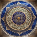Dome of the mosque, oriental ornaments Royalty Free Stock Photo