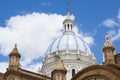 Dome of the New cathedral of Cuenca, Ecuador Royalty Free Stock Photo