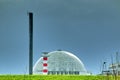 Dome of an nuclear power plant in germany Royalty Free Stock Photo
