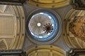 Dome and other architectural details in Palermo cathedral at Sicily